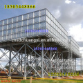 Mould pressing galvanized water tank with 6m steel tower